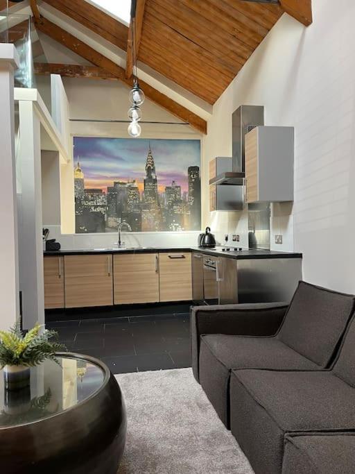 Gorgeous 2 Bed Loft Style Apartment Manchester Bagian luar foto